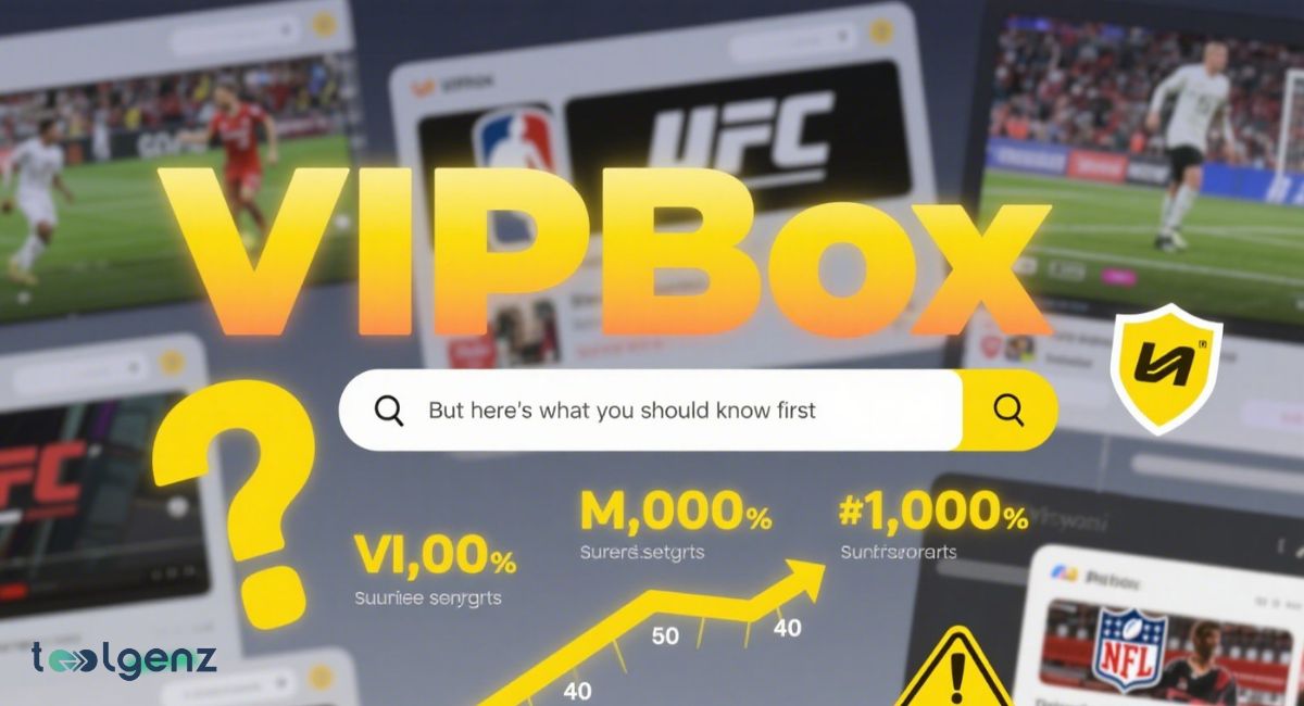 VIPBox warning screen showing malware alerts on a shady streaming site