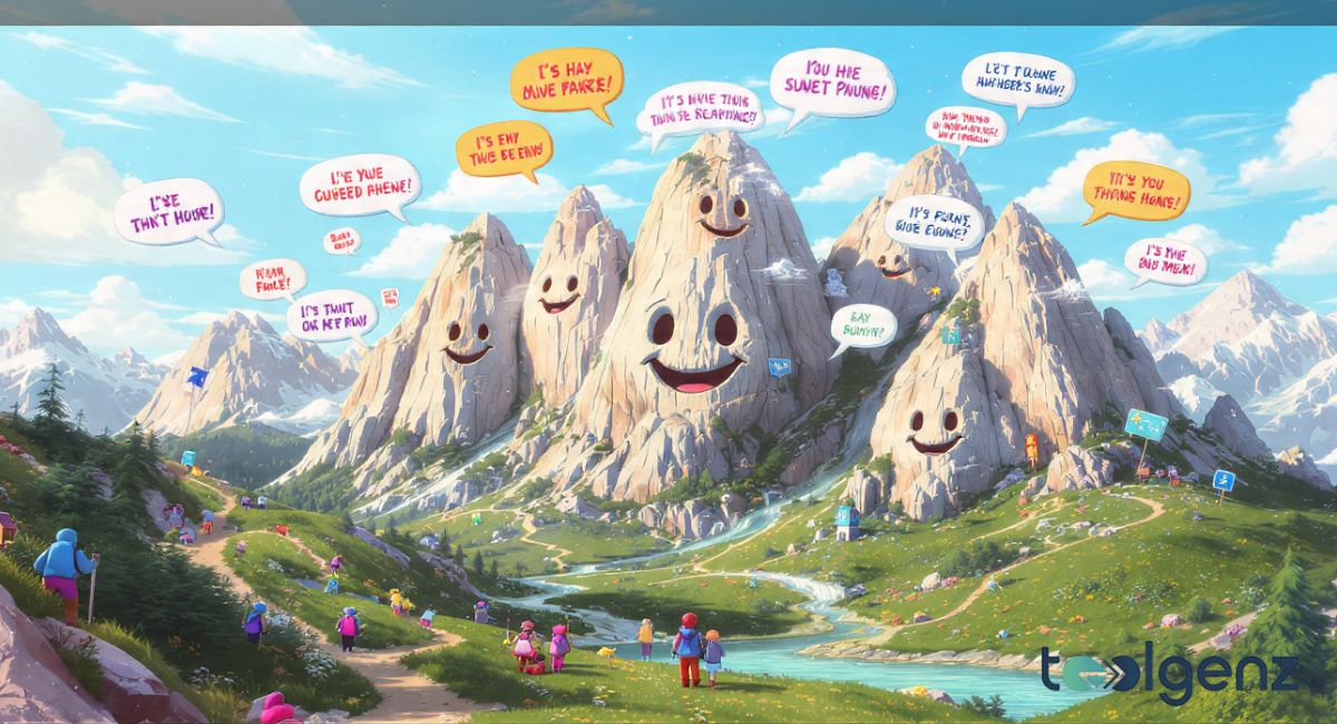 A sophisticated digital interface with glowing neon purple and orange interactive cards and toggles.