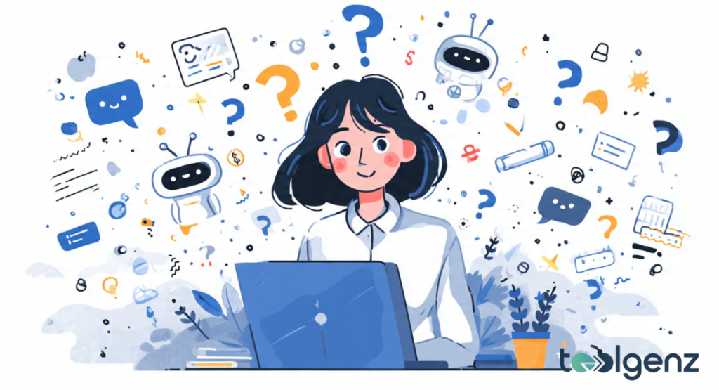 An illustrative guide showing a person comparing different mobile application interfaces for selling feet pics, featuring ratings, checklists, and user profiles.