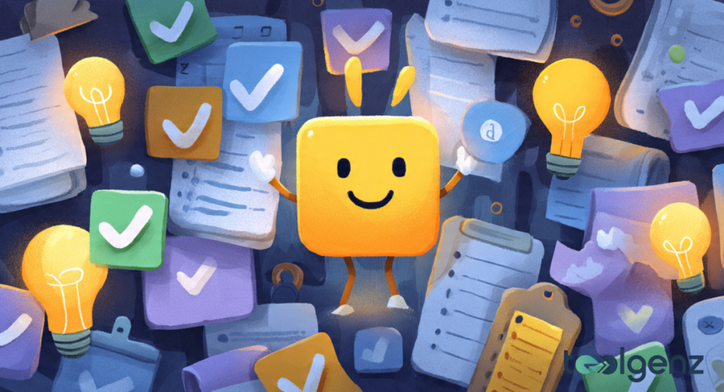 A sleek digital interface for a Pun Generator for Names featuring glowing orange, purple, and blue toggle switches and data fields.