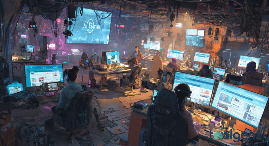 Profile snapshots of leading technology trendsetters and niche blogs focusing on experimental and upcoming digital innovations. The graphic highlights the new voices shaping the conversation around Web3, biotech, and quantum computing.