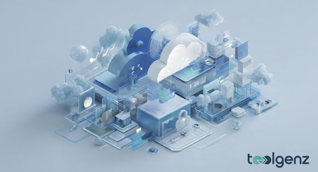 A close-up view of a secure smartphone screen displaying multi-factor authentication and biometric security icons, symbolizing modern digital protection tools.