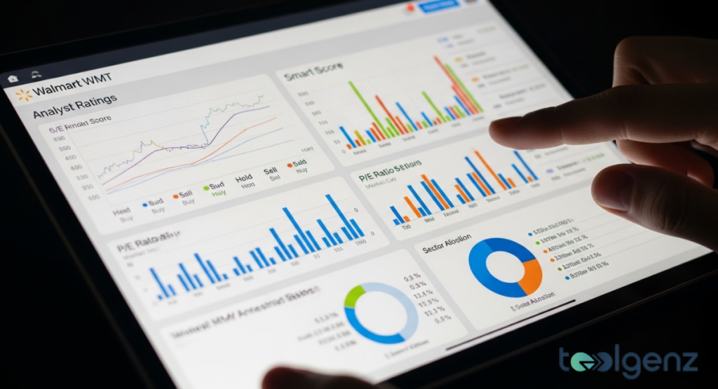 This image provides a snapshot of essential trading data, including the P/E ratio and dividend yield.